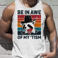 Vintage Autism Raccoon Tank Top – Unisex, Quirky Style Gifts for Him