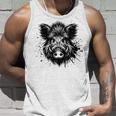 Wild Boar Boar Hunting Hunter Wild Boar Green Tank Top Geschenke für Ihn