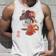Year Of The Rabbit Chinese Zodiac Animal Horoscope Red Seal Tank Top Gifts for Him