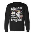 40 Geburtstag Mann Männer Ab 40 Sprüche 40 Geb Deko Langarmshirts Geschenkideen