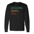 80 Years Old Legend Since 1945 80Th Birthday Long Sleeve T-Shirt Gifts ideas