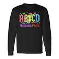 Abcd Preescolar Rocks Lápiz Rayo Maestros Rock Boys Camiseta de manga larga Ideas de regalos