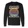 Adhd & D Roll For Concentration Langarmshirts Geschenkideen