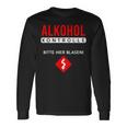 Alcohol Control Bitte Hier Blasiges Sauf Party Langarmshirts Geschenkideen