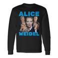 Alice Weidel Fan Merch Blue Langarmshirts Geschenkideen