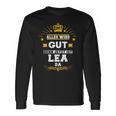 Alles Wird Gut Denn Jetzt Ist Lea Da Slogan Langarmshirts Geschenkideen