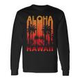 Aloha Hawaii Palm Trees Paradise Beach Holiday Summer Langarmshirts Geschenkideen