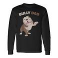 American Bully Dad Perros Papa Perros Perro Perro Hombre Camiseta de manga larga Ideas de regalos
