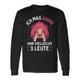 I Like Anime And Maybe 3 People Japanese Manga Langarmshirts Geschenkideen