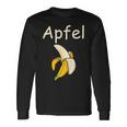 Apfel Banane Scherz Unsinn Langarmshirts Geschenkideen