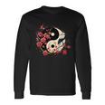 Arbre Sakura Style Yin Yang En Esthétique Sakura Ying Yang T-shirt à manches longues Idées cadeaux