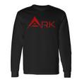 Ark Kryptocurrency -Intage & Distressed Logo Langarmshirts Geschenkideen