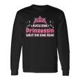 Auch Eine Prinzessin Haut Dir Eine Rein Krone Princess Langarmshirts Geschenkideen