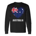 Australische Australien-Flagge Langarmshirts Geschenkideen