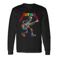 Autism Skeleton Guitar Rock Puzzle Music Autism Awareness Long Sleeve T-Shirt Gifts ideas