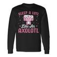 Axolotl Lover Sleep A Lotl Like Sleeping Axolotl Camiseta de manga larga Ideas de regalos