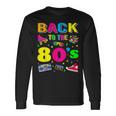 Back To 80'S 1980S Vintage Retro Eighties Costume Party Long Sleeve T-Shirt Gifts ideas