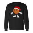 Basketball Christmas Santa Basketball Santa Langarmshirts Geschenkideen