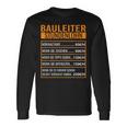 Baustelle Stundenlohn Langarmshirts Geschenkideen