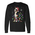 Bernese Mountain Dog Christmas Jumper Xmas Lights Langarmshirts Geschenkideen