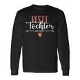 Beste Tochter Der Welt Heart Langarmshirts Geschenkideen