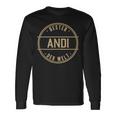 Bester Andi Der Welt Name Langarmshirts Geschenkideen