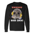 Bissi Zocki Sad Hamster Cute Hamstie Langarmshirts Geschenkideen