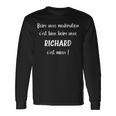 Boire Avec Modération C'est Bien Avec Richard C'est Mieux T-shirt à manches longues Idées cadeaux