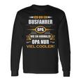 Bus Driver Grandpa Langarmshirts Geschenkideen