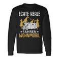 Campen Echte Kerle Fahren Wohnmobil Camping Langarmshirts Geschenkideen