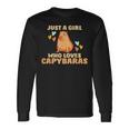 Capybara Water Pig Rodent Capybara Langarmshirts Geschenkideen