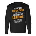 Caretaker Retirement Retirement Pension Langarmshirts Geschenkideen