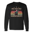 Catintage Pew Pew Madafakas Cat Ho Ho Ho Christmas Langarmshirts Geschenkideen