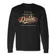 C'est Un Dolle Truc De Tu Ne Comprendrais Pas Dolle Nom T-shirt à manches longues Idées cadeaux