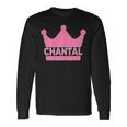 Chantal Name First Name Crown Pink Princess Jga Langarmshirts Geschenkideen