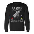 Chasser La Grive Humour Cadeau Chasseur De Grive Gibier T-shirt à manches longues Idées cadeaux