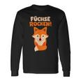 Children's With Fox Rocks Red Fox Pack Langarmshirts Geschenkideen