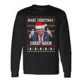 Make Christmas Great Again Trump Holiday Langarmshirts Geschenkideen