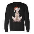 Christmas Hat Sphynx Cat Santa Hat Merry Christmas Xmas Langarmshirts Geschenkideen