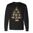 Christmas Lights Santa Drummer Christmas Tree Langarmshirts Geschenkideen