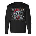 Christmas Skull Ugly Christmas Heavy Xmas Skeleton Langarmshirts Geschenkideen