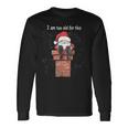 Christmas Tree Christmas Santa Chimney Christmas Langarmshirts Geschenkideen