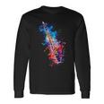 Clarinet Instrument On Colourful Painted Clarinet Langarmshirts Geschenkideen