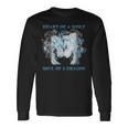 Coeur De Loup Âme D'un Dragon Dragon Cool Loup Guerrier T-shirt à manches longues Idées cadeaux