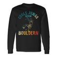 Coole Boys Go Bouldering Climbing Children's Langarmshirts Geschenkideen