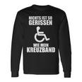 With Cross Band And Cross Band Crack Football Ski Injury Langarmshirts Geschenkideen