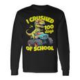 I Crushed 100 Days Of School For Boys 100Th Day Of School Long Sleeve T-Shirt Gifts ideas
