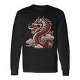 Culture Japonaise Dragon Asiatique T-shirt à manches longues Idées cadeaux