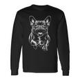 Cute French Bulldog In Run As Cool Portrait Langarmshirts Geschenkideen