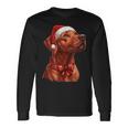 Cute Rhodesian Ridgeback Dog Christmas Merry X-Mas Graphic Langarmshirts Geschenkideen